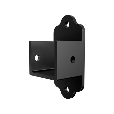 aluminum fence wall mount brackets|black metal fence mounting bracket.